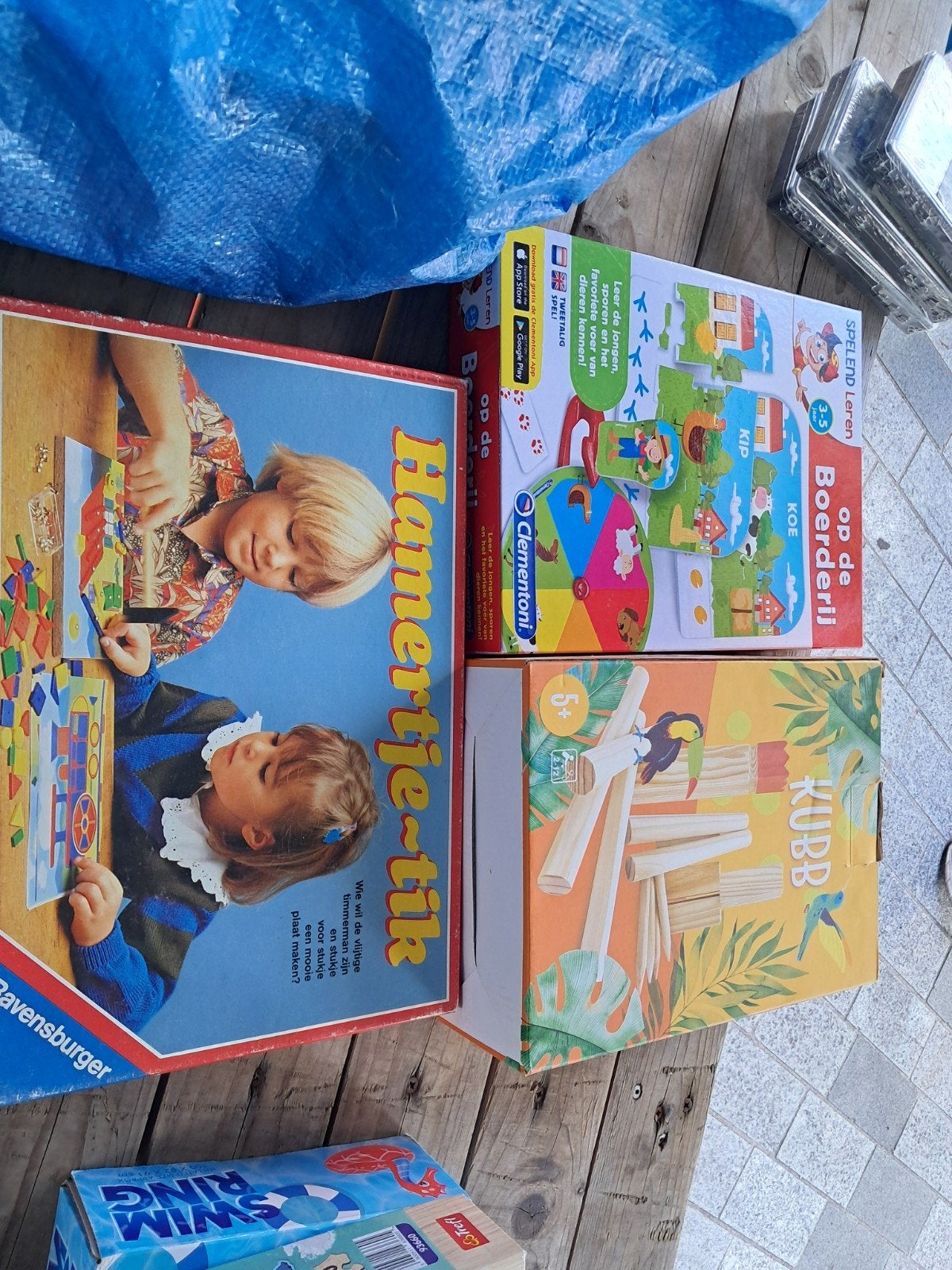 hamertje tik, boerderij spel, kubb, Alle leeftijden, Ophalen of Verzenden, Zo goed als nieuw