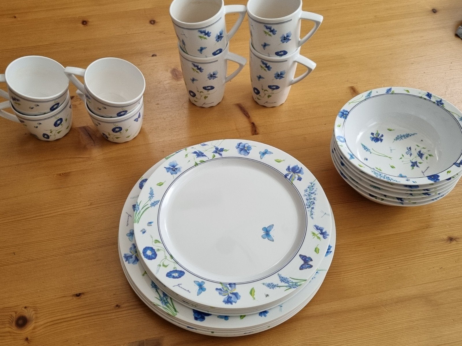 Mepal Janneke Brinkman campingservies melamine, Ophalen, Gebruikt
