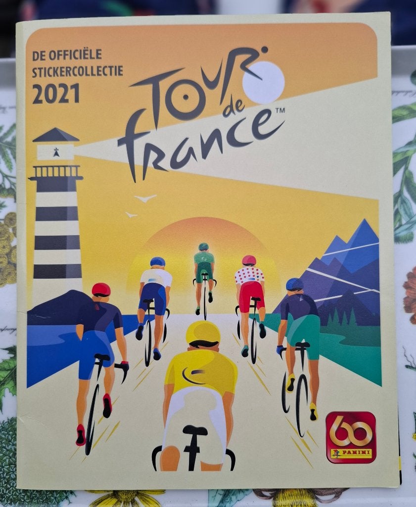 Panini Tour de France  stickercollectie 2021, Ophalen of Verzenden, Zo goed als nieuw, Overige sporten, Boek of Tijdschrift