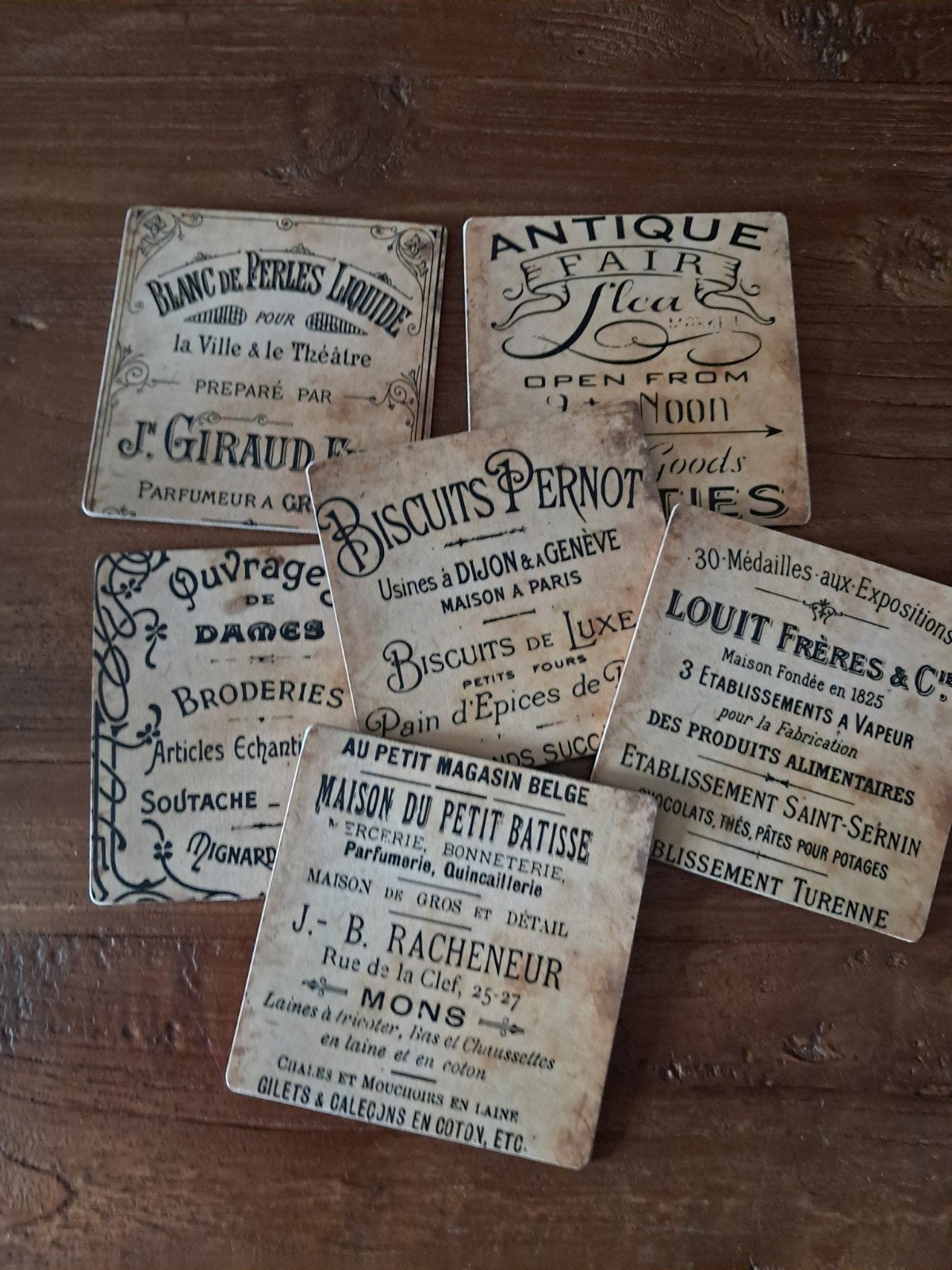 brocante onderzetters, Ophalen of Verzenden, Zo goed als nieuw