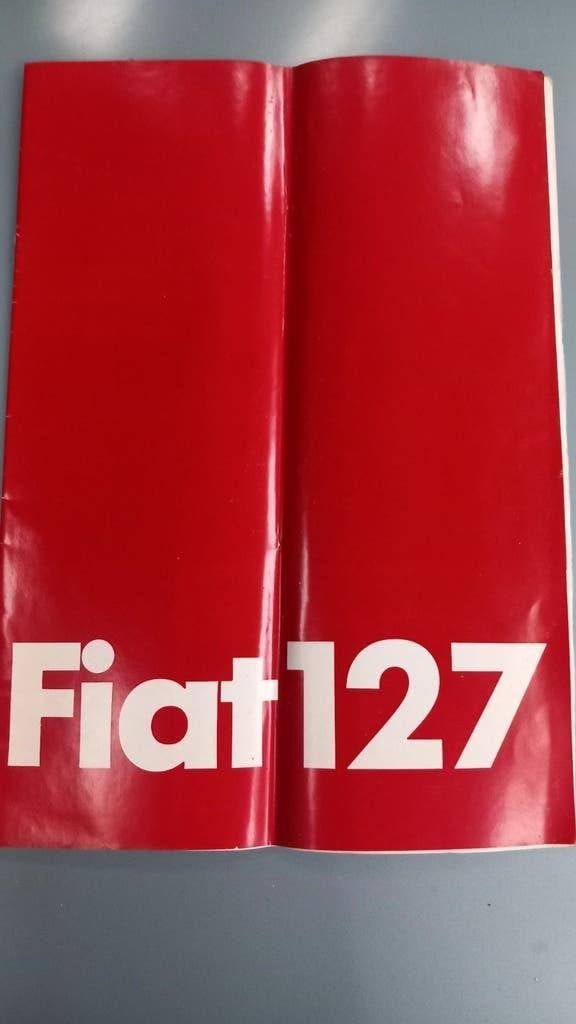 folder fiat 127, Ophalen of Verzenden, Zo goed als nieuw, Overige merken