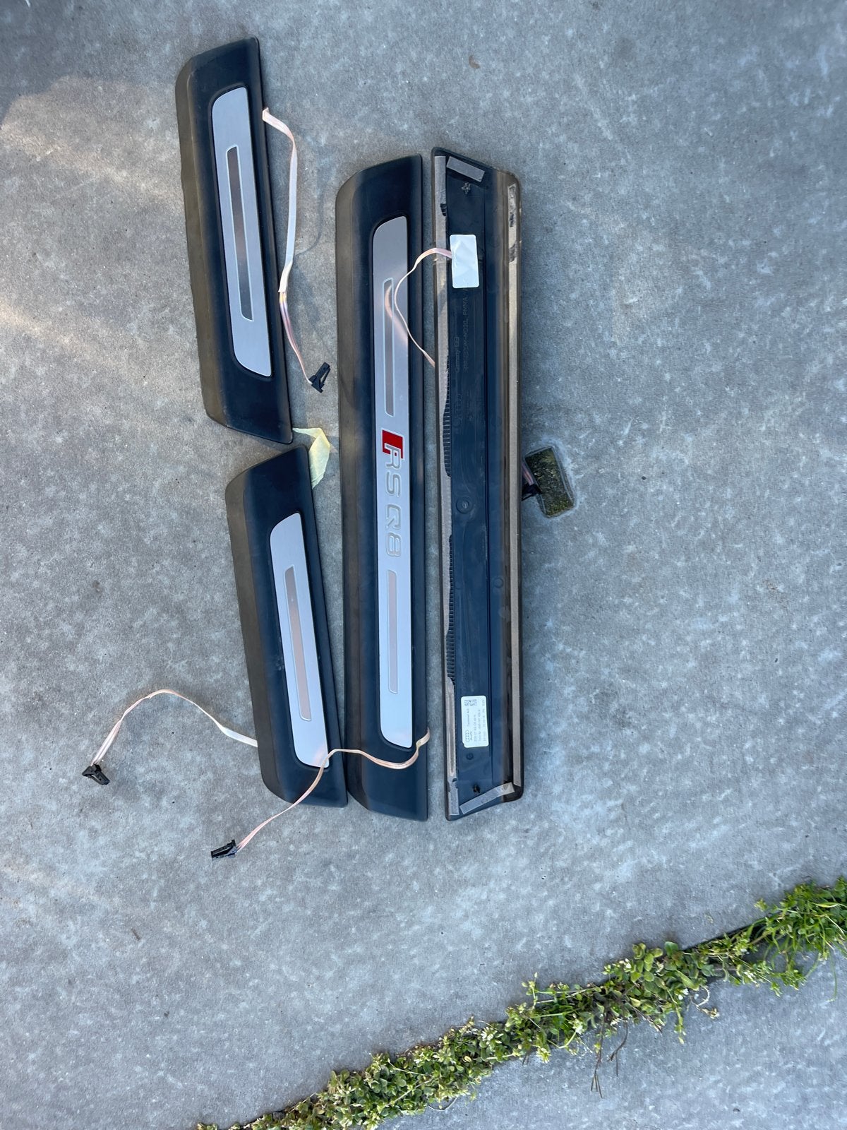 Audi RS Q8 instaplijsten met verlichting, Ophalen of Verzenden, Gebruikt, Voor, Audi