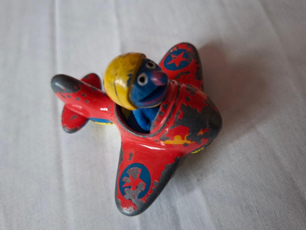 Grover in vliegtuig, Verzamelen, Ophalen of Verzenden