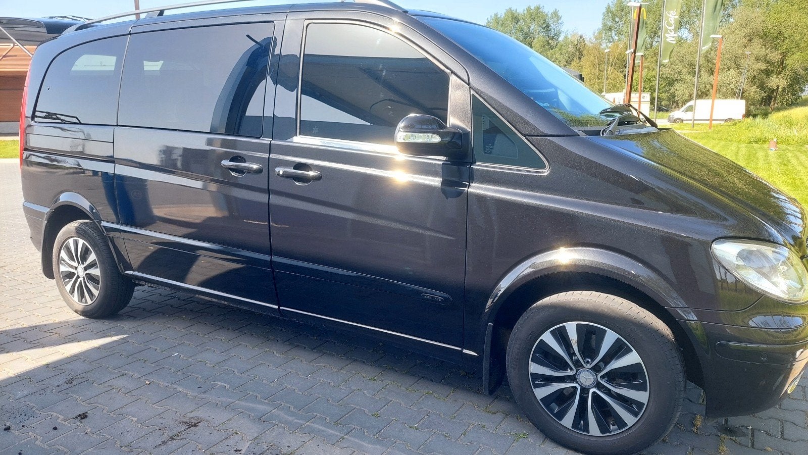 Mercedes-Benz viano 3.0 benzine zwart ambiente 7 persoons, Auto's, Mercedes-Benz, Automaat, Achterwielaandrijving, 8 stoelen, 190 pk