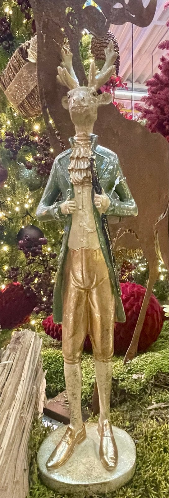 Kerst rendier heer 44 cm, Ophalen of Verzenden, Zo goed als nieuw