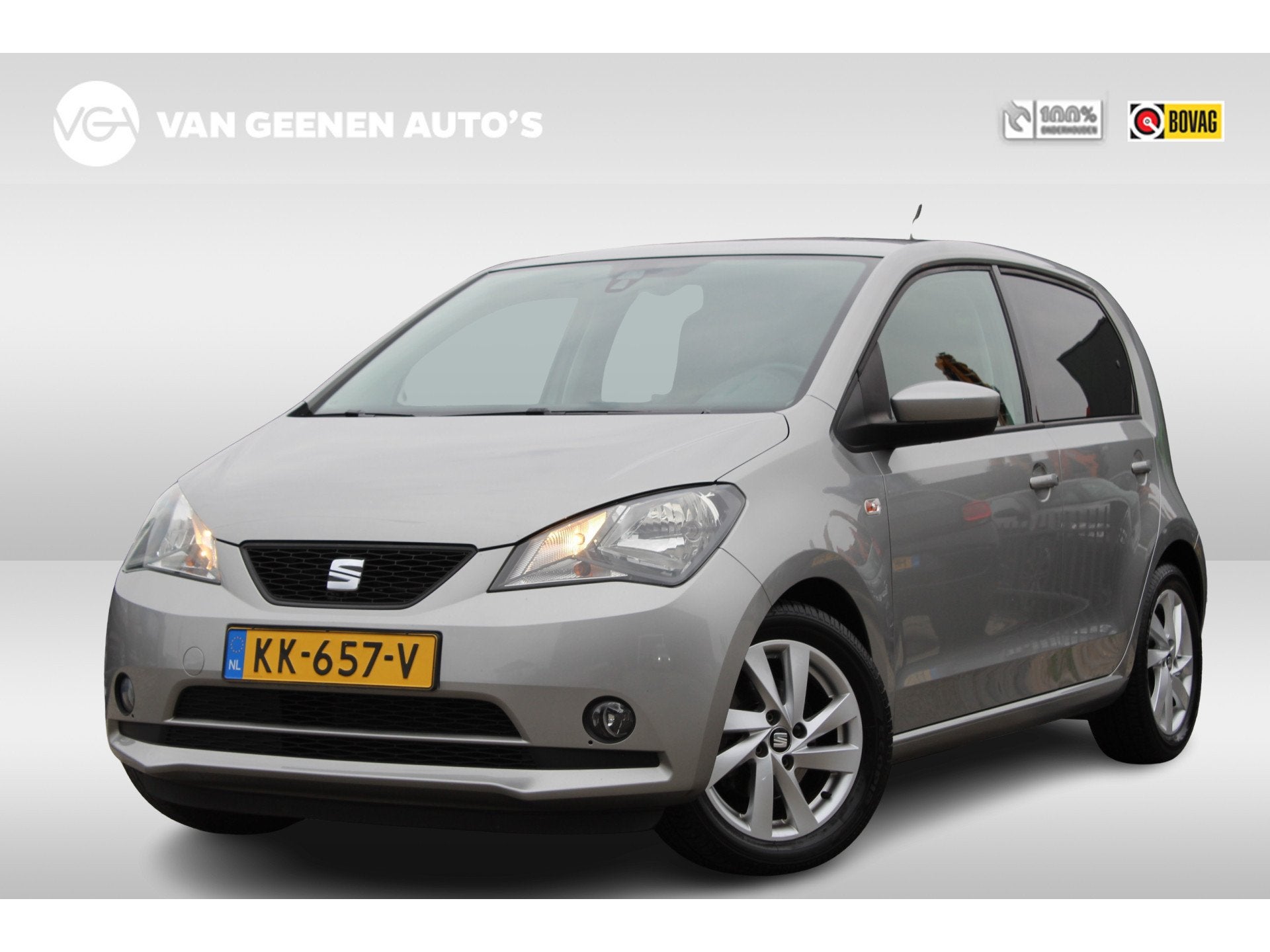 SEAT Mii 1.0 Sport Connect | Airco | Lichtmetalen velgen, Voorwielaandrijving, Stof, Gebruikt, 840 kg
