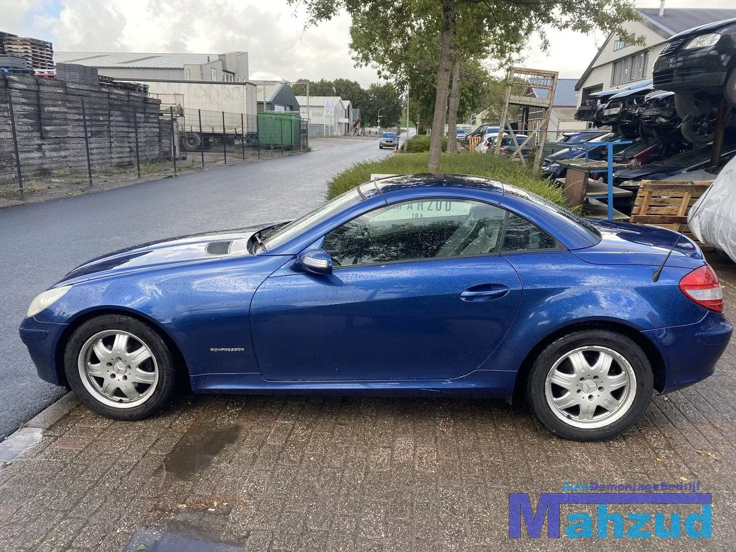 MERCEDES SLK R171 Blauw C345 Dak hardtop cabrio 2005-2011, Gebruikt, Mercedes-Benz AG, Mercedes-Benz, Ophalen of Verzenden