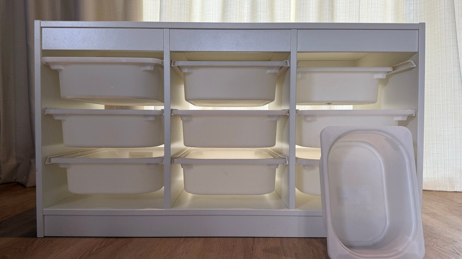 IKEA TROFAST Opbergcombinatie met Bakken - Wit, Ophalen, Gebruikt