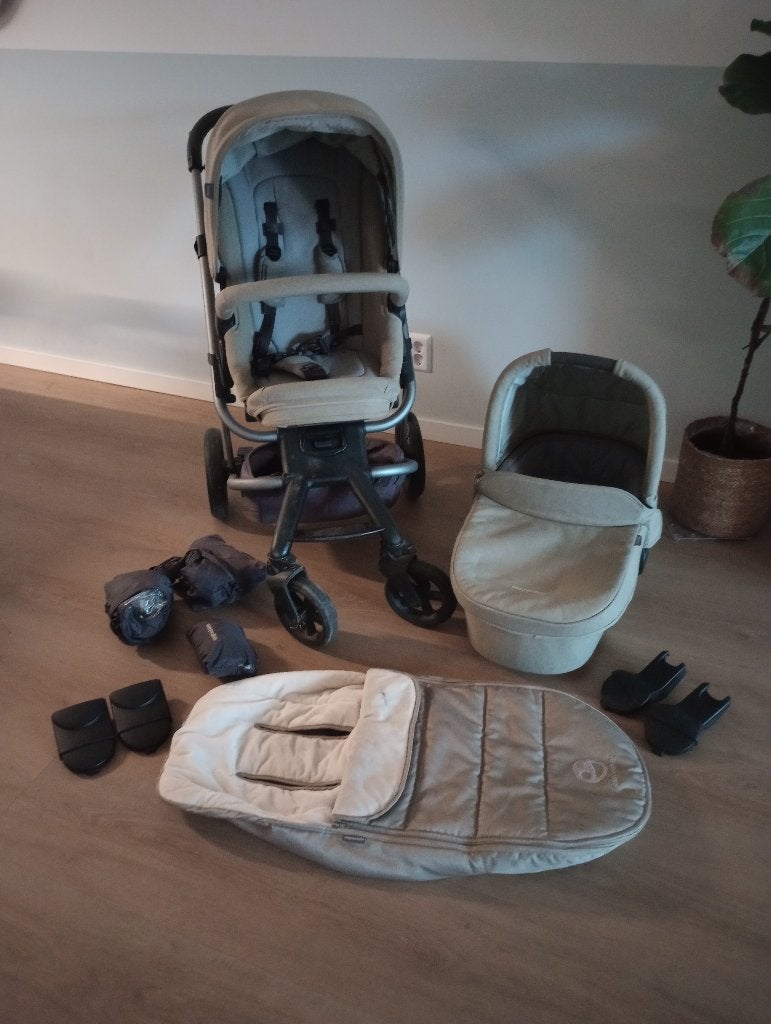Kinderwagen Easywalker harvey, Gebruikt, Combiwagen, Met reiswieg, Ophalen