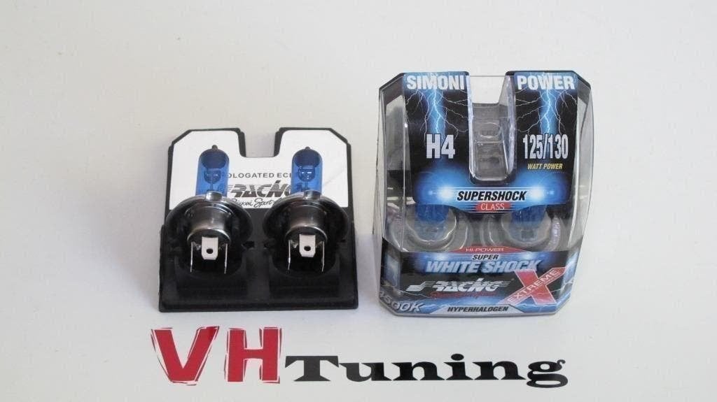 Simoni racing SW4X 125W H4 4500K lampen, Ophalen of Verzenden