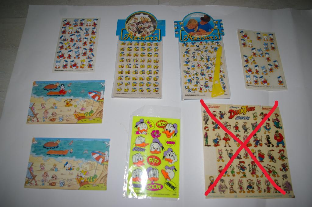 Donald Duck stickers, afwrijfplaatjes, en kaarten., Hobby en Vrije tijd, Stickers en Plaatjes, Ophalen of Verzenden, Nieuw, Stickers en Plaatjes