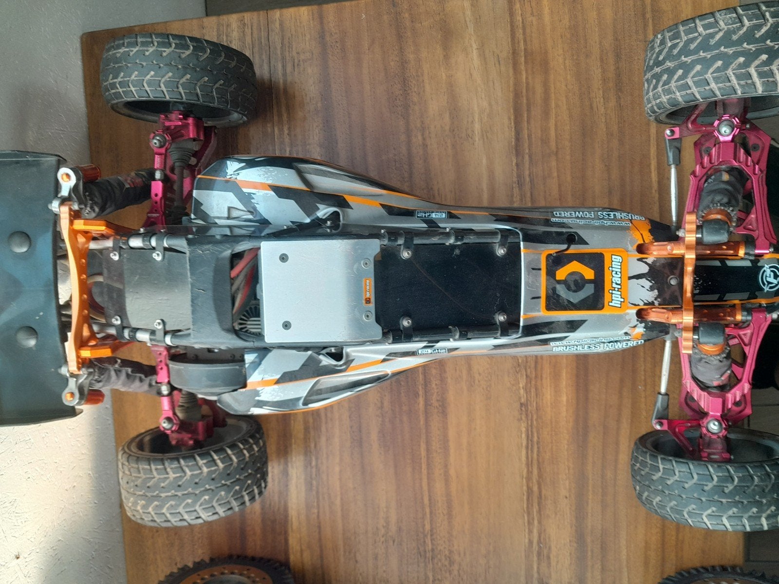 Hpi baja flux 8s, Benzine, Gebruikt, Auto offroad, Ophalen of Verzenden