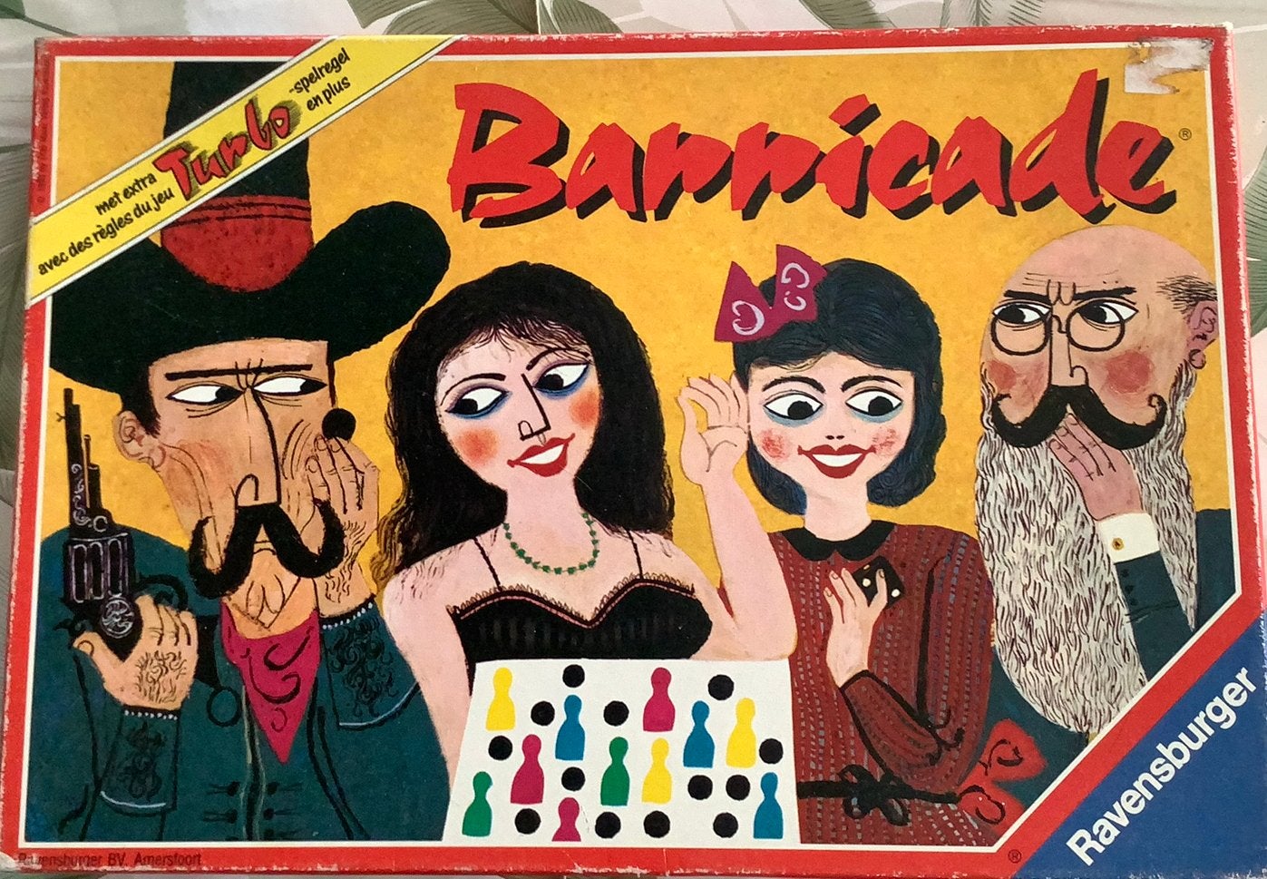 Barricade bordspel van Ravensburger, Drie of vier spelers, Ophalen of Verzenden, Gebruikt