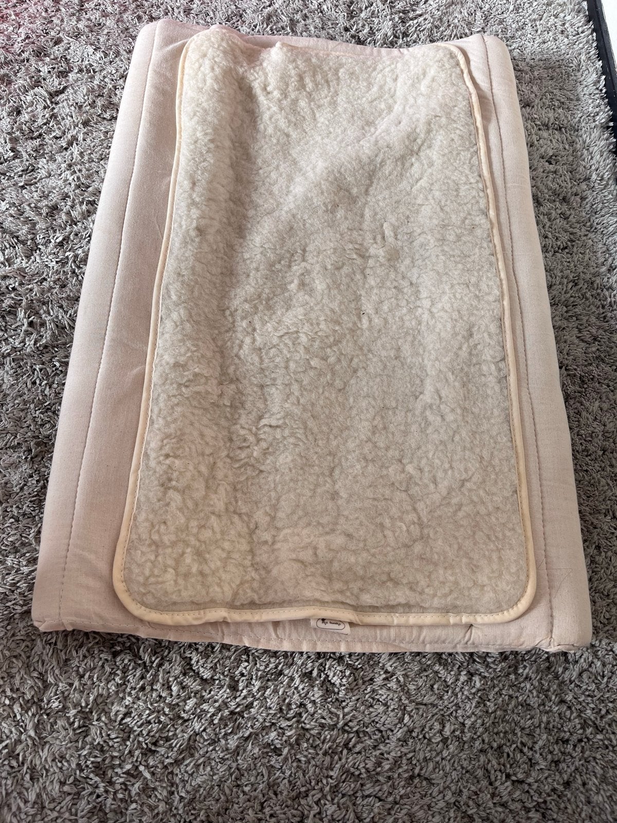 Aankleedkussen met badstof hoes beige, Ophalen, Aankleedkussen
