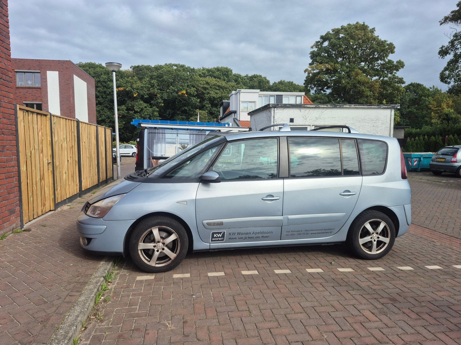 Renault Espace 2.0 16V Turbo 125KW 2007 Blauw, Auto's, 1998 cc, 4 cilinders, 2000 kg, Blauw