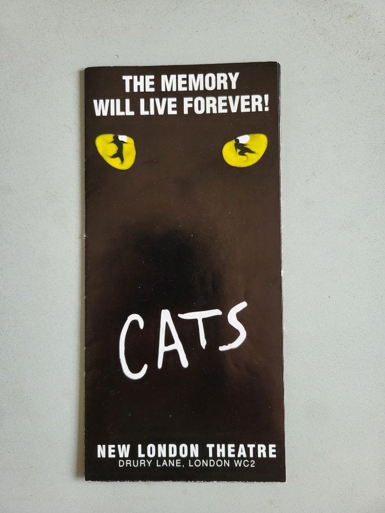 Cats programmaboekje (Londen, 1991), Ophalen of Verzenden, Foto of Kaart