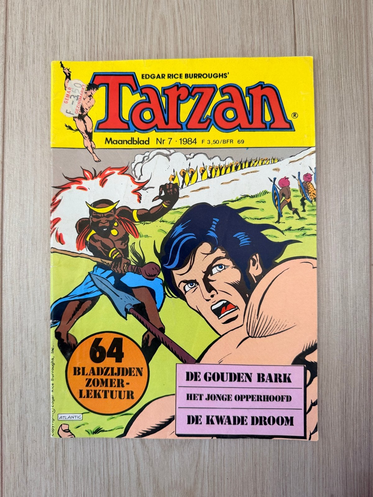 Tarzan Junior Press Strip 7, 8, 10, 22, 23, 27, Boeken, Meerdere stripboeken, Verzenden, Gelezen
