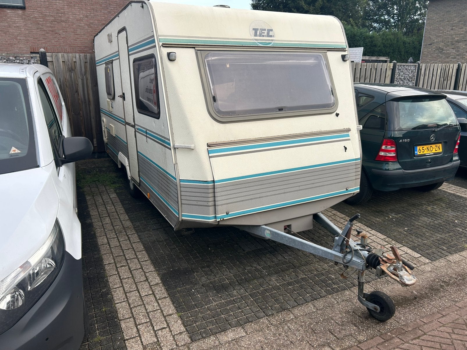 Tec carvan opknapper festival carvan, Caravans en Kamperen, Ophalen, Gebruikt