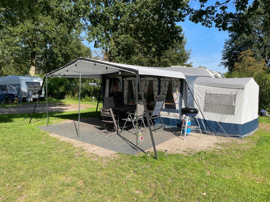 Uitbouw Brand voortent - Extra ruimte voor uw caravan, Caravans en Kamperen, Voortenten en Luifels, Ophalen, Gebruikt, Polyester