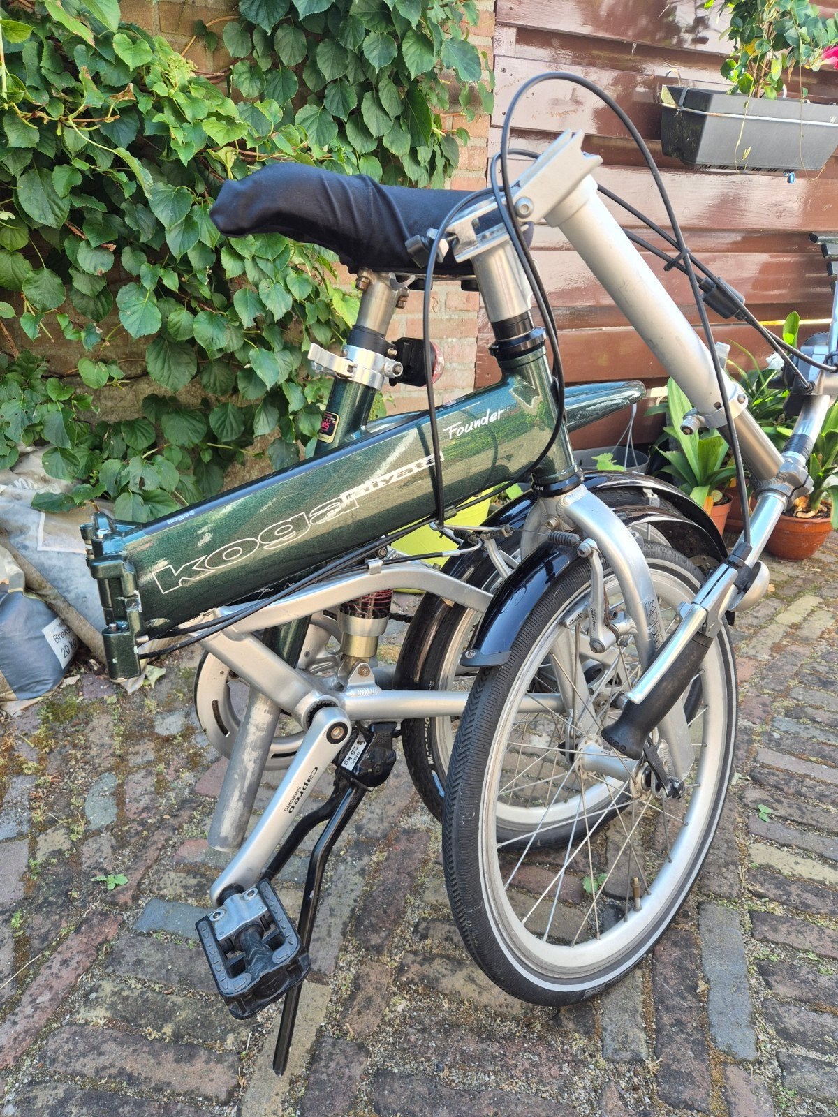 Koga Miyata Founder opvouwbare fiets met 8 versnellingen, 20 inch of meer, Gebruikt, Versnellingen, Totaal opvouwbaar
