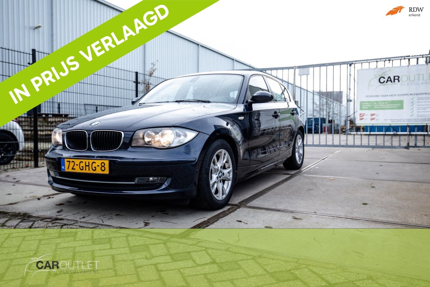 BMW 1-serie 120i 170pk NIEUWE APK 120i Business Line Nette z, Auto's, 1-Serie, Achterwielaandrijving, 4 cilinders, Blauw