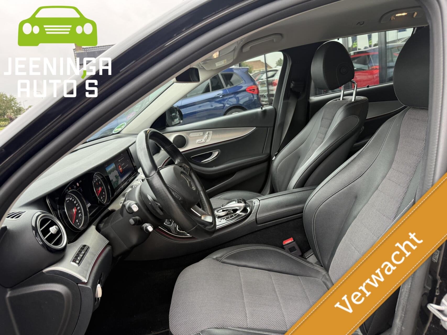 Mercedes E-klasse Estate 400 4MATIC Premium, Auto's, Mercedes-Benz, Automaat, Gebruikt, Automatische klimaatregeling, Leder en Stof