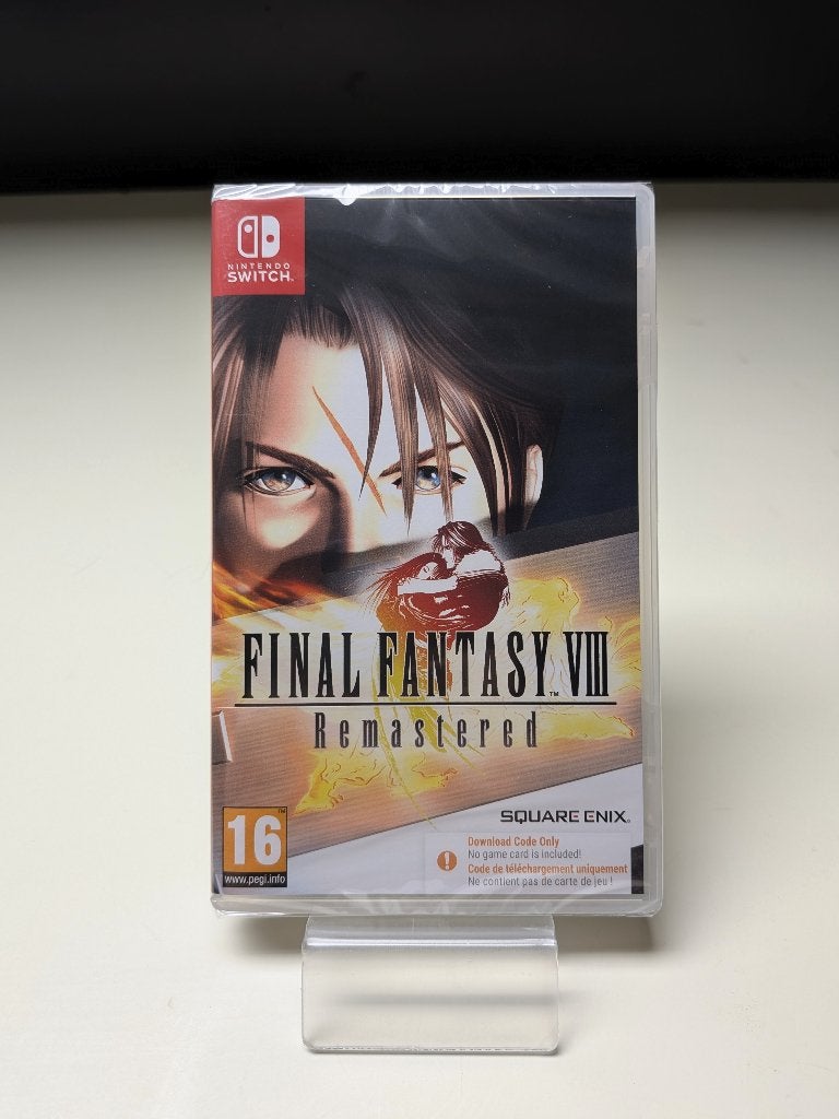 Final Fantasy VIII Remastered (Code) (EUR) (nieuw) Switch, 1 speler, Nieuw, Ophalen of Verzenden, Role Playing Game (Rpg)