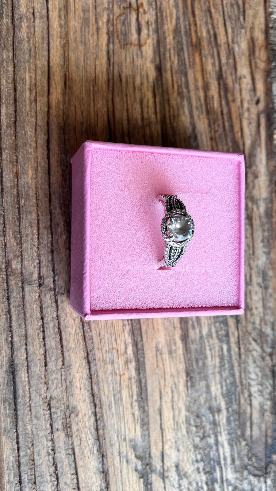 Elegante ring 17 mm, Overige merken, Ophalen of Verzenden, Zo goed als nieuw, Zilver