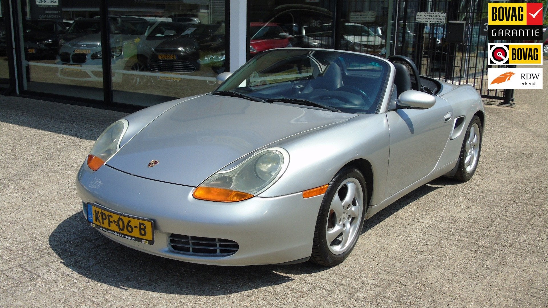 Porsche BOXSTER 2.7 Tiptronic, Auto's, Automaat, Achterwielaandrijving, Gebruikt, Zwart