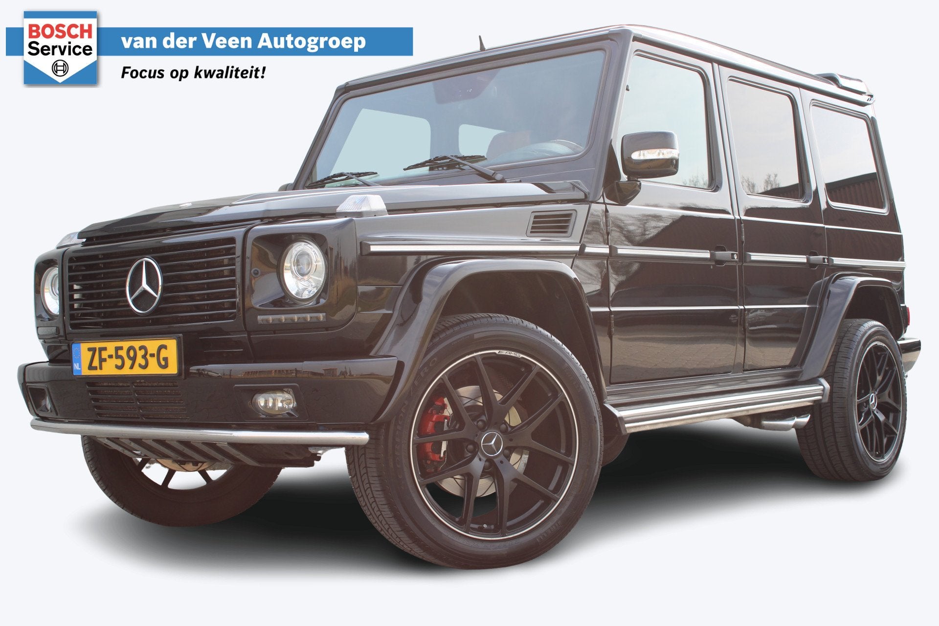 Mercedes-Benz G-Klasse 55 AMG Kompressor | Uitgebreide histo, Auto's, Mercedes-Benz, Gebruikt, 8 cilinders, G-Klasse, Zwart