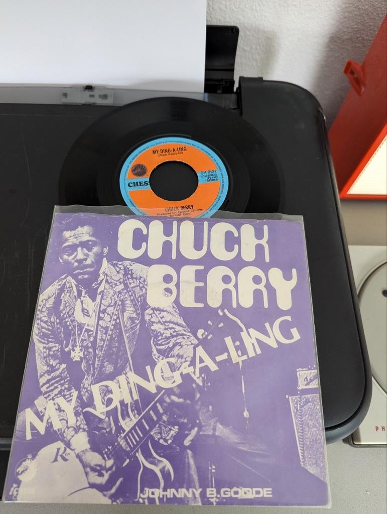 Chuck Berry - My Ding A Ling ( vinyl single), Ophalen of Verzenden, Gebruikt, Pop, Single