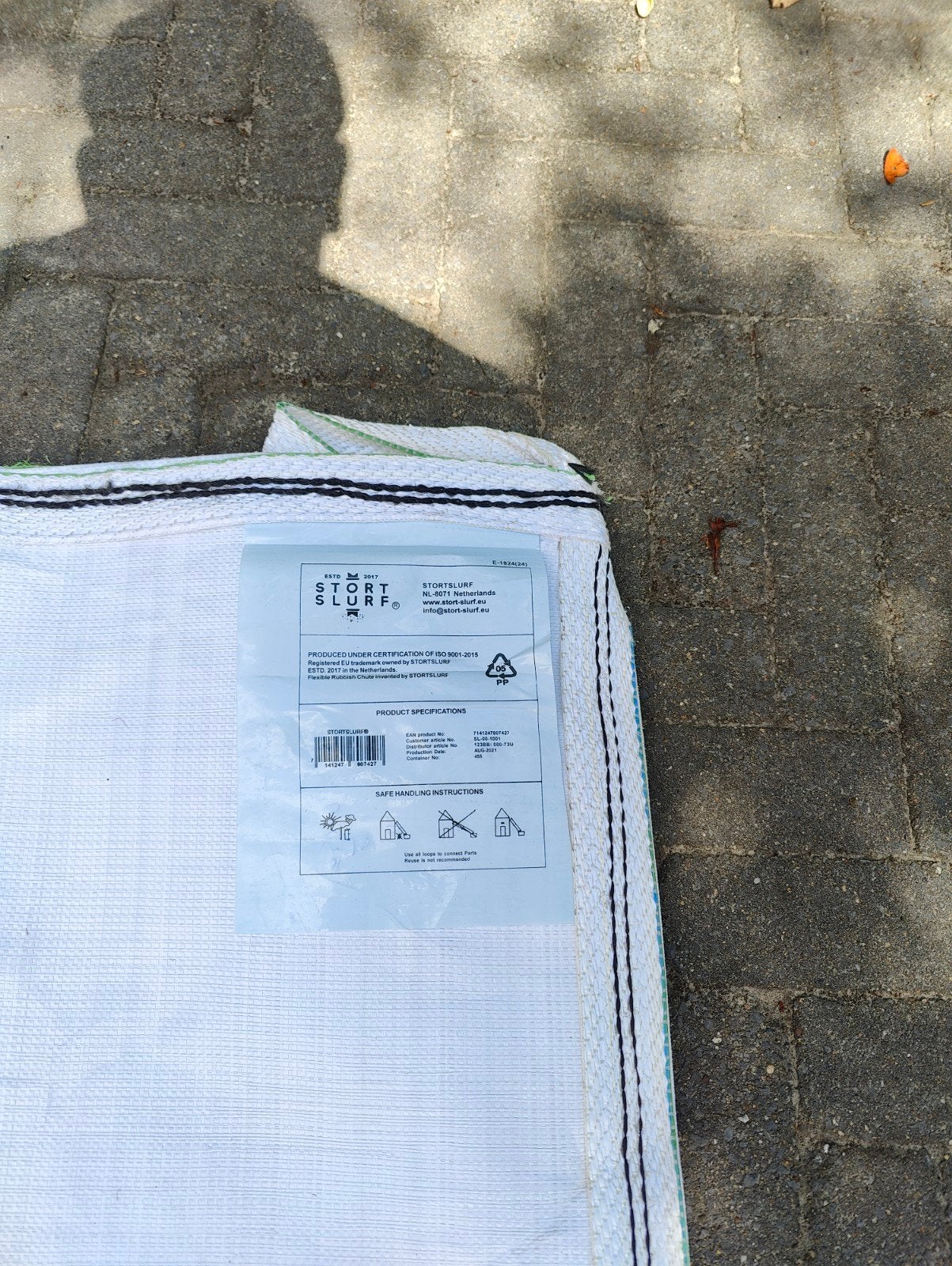 Stortslurf 3 meter, Ophalen of Verzenden, Nieuw