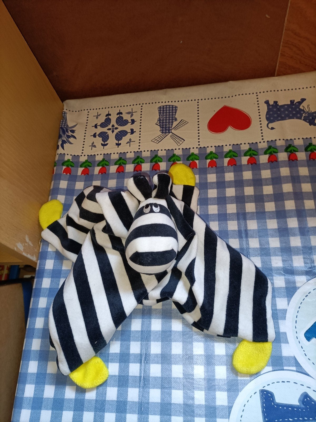 Ikea zebra knuffeldoekje Klappa, Ophalen of Verzenden, Zo goed als nieuw, Overige typen