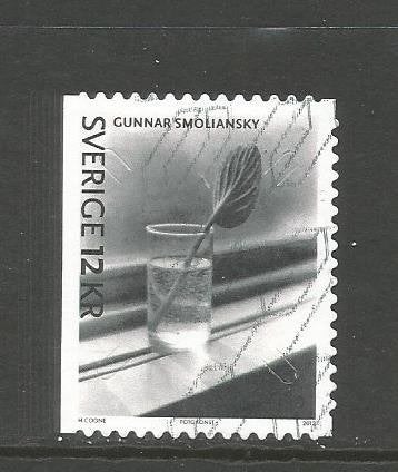 Zweden Mi. 2877 Gunnar Smoliansky Postzegel, Ophalen of Verzenden, Zweden, Gestempeld