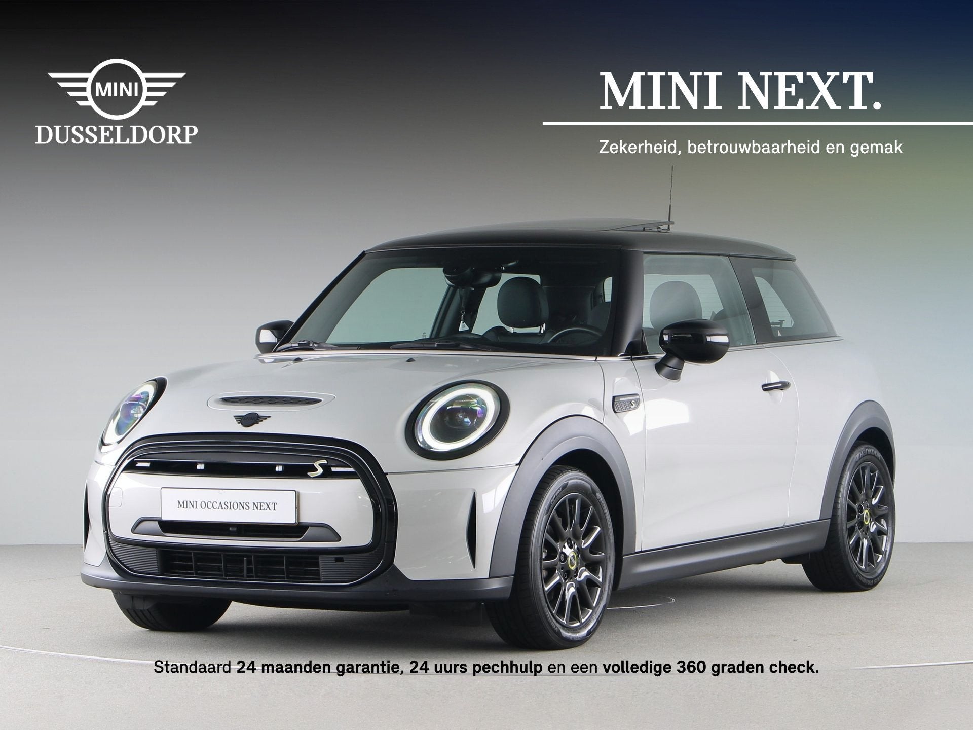MINI Electric 3-deurs Classic Accu conditie 100% (bj 2021), Auto's, Dealer onderhouden, Met garantie (alle), 4 stoelen, Mini Electric