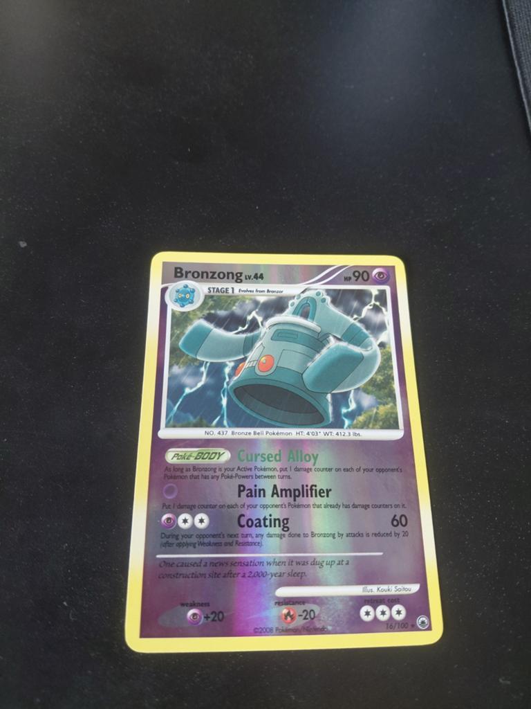 Bronzong Majestic Dawn 16/100 Reverse Holo Pokémon Kaart, Ophalen of Verzenden, Zo goed als nieuw, Losse kaart, Foil