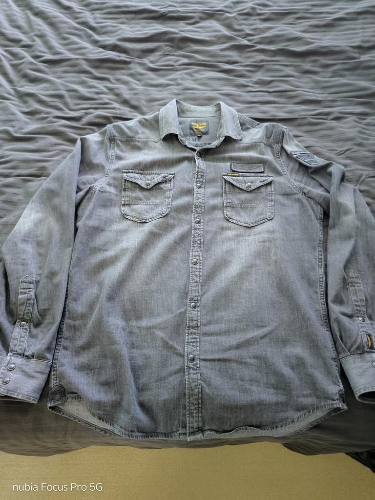 PME LEGEND Jeans Overhemd  M, Overige kleuren, Zo goed als nieuw, Pme Legend, Halswijdte 39/40 (M)