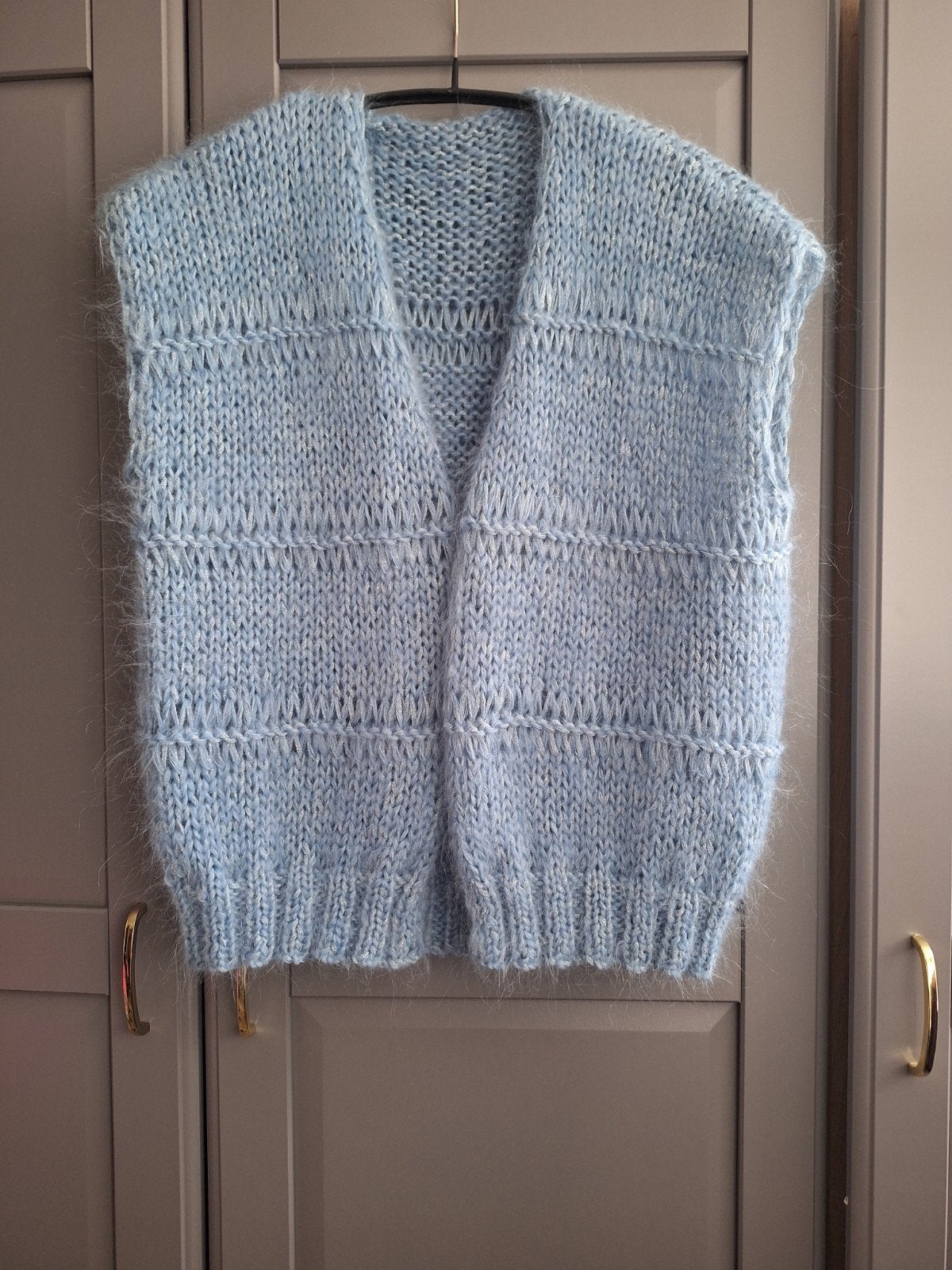 Nieuw handgemaakt mohair gilet, een maat, Kleding | Dames, Truien en Vesten, Ophalen of Verzenden, Nieuw, Maat 46/48 (XL) of groter