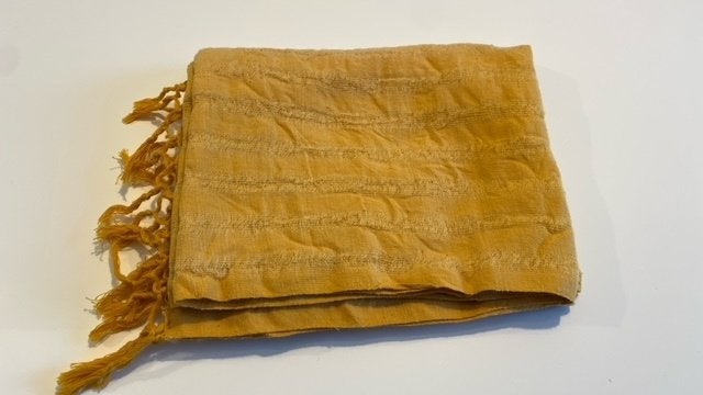 Oranje foulard, Ophalen of Verzenden, Zo goed als nieuw, Sjaal
