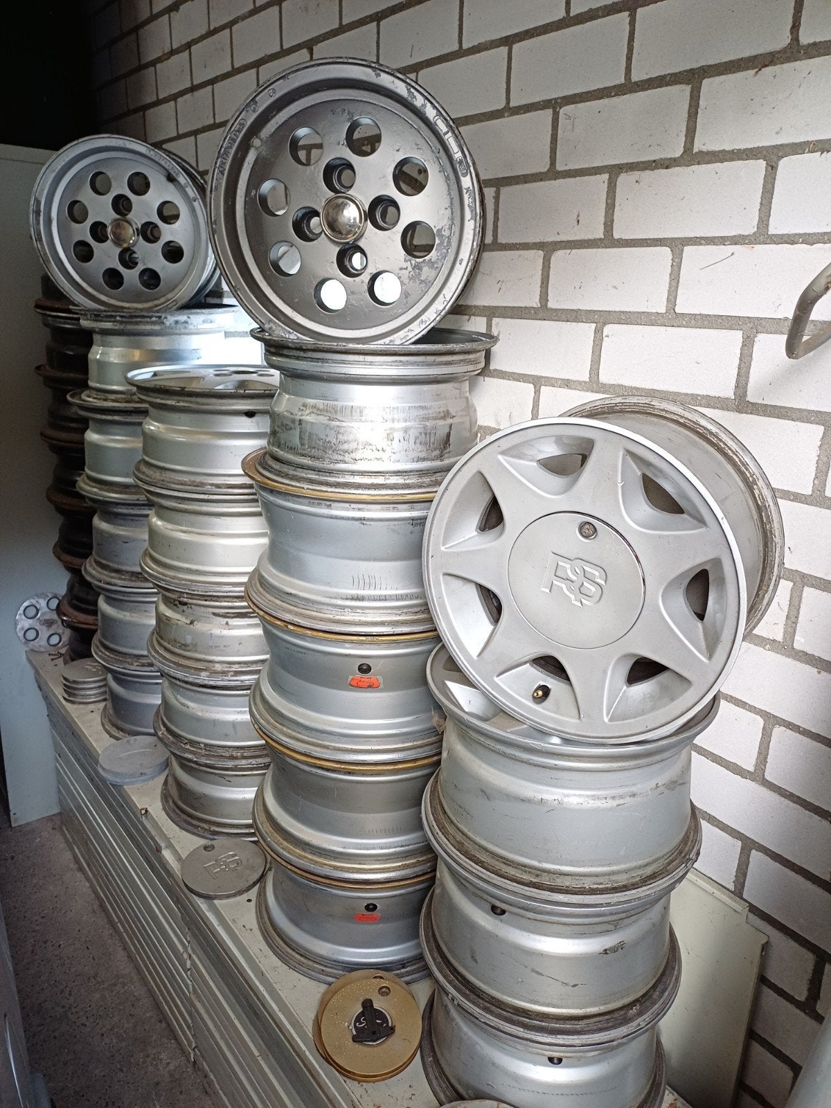 ford capri velgen 4x108 13inch 7J et05 RS en pepperpots, Ophalen, Gebruikt, 205 mm, Personenwagen