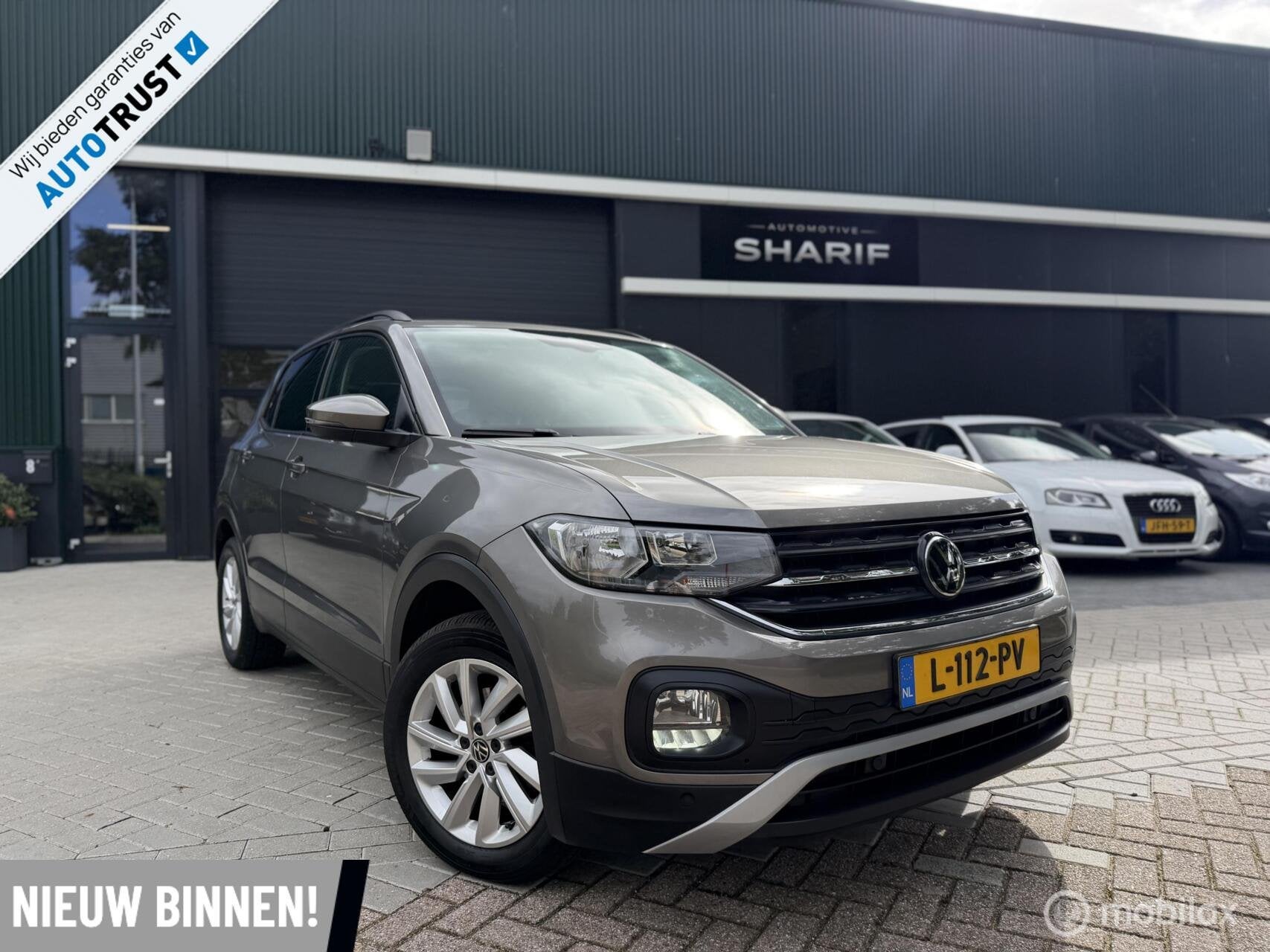 Volkswagen T-Cross 1.0 TSI Style Business R|Automaat|CarPlay, Auto's, Dealer onderhouden, Gebruikt, Euro 6, Bedrijf
