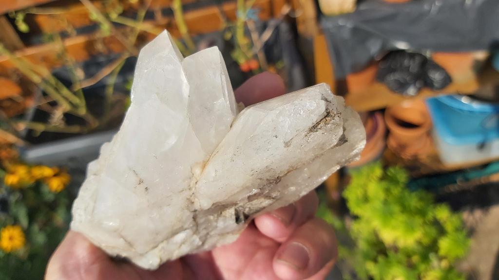 FM13 Kwarts Bergkristal Alpen Frankrijk verzameling collect, Verzamelen, Mineralen en Fossielen, Mineraal, Ophalen of Verzenden