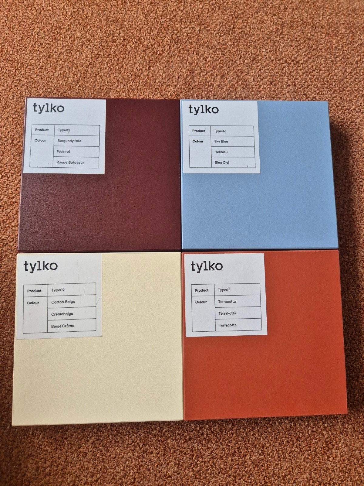 Tylko Samples - Diverse Kleuren, Doe-het-zelf en Verbouw, Tegels, Overige typen, Overige materialen, Minder dan 20 cm, Minder dan 20 cm