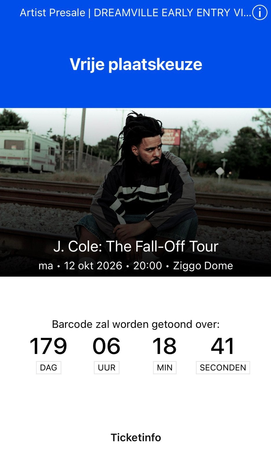 JCOLE DREAMVILLE EARLY ENTRY VIP PACKAGE, Tickets en Kaartjes, Twee personen, Oktober