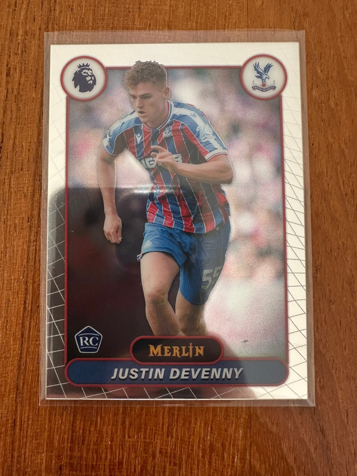 Topps 2026 Merlin Justin Devenny Rookie #73 Crystal Palace, Verzenden, Zo goed als nieuw, Buitenlandse clubs, Spelerskaart