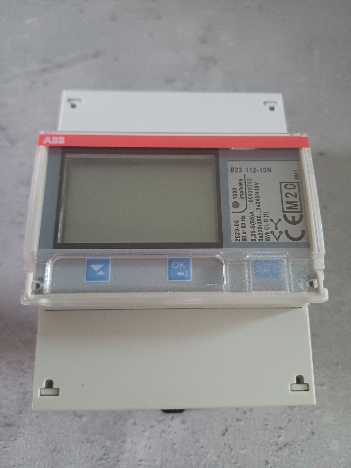 3-fase Stroommeter ABB B23-112-10N, Doe-het-zelf en Verbouw, Elektra en Kabels, Ophalen of Verzenden, Zo goed als nieuw, ABB, Overige typen