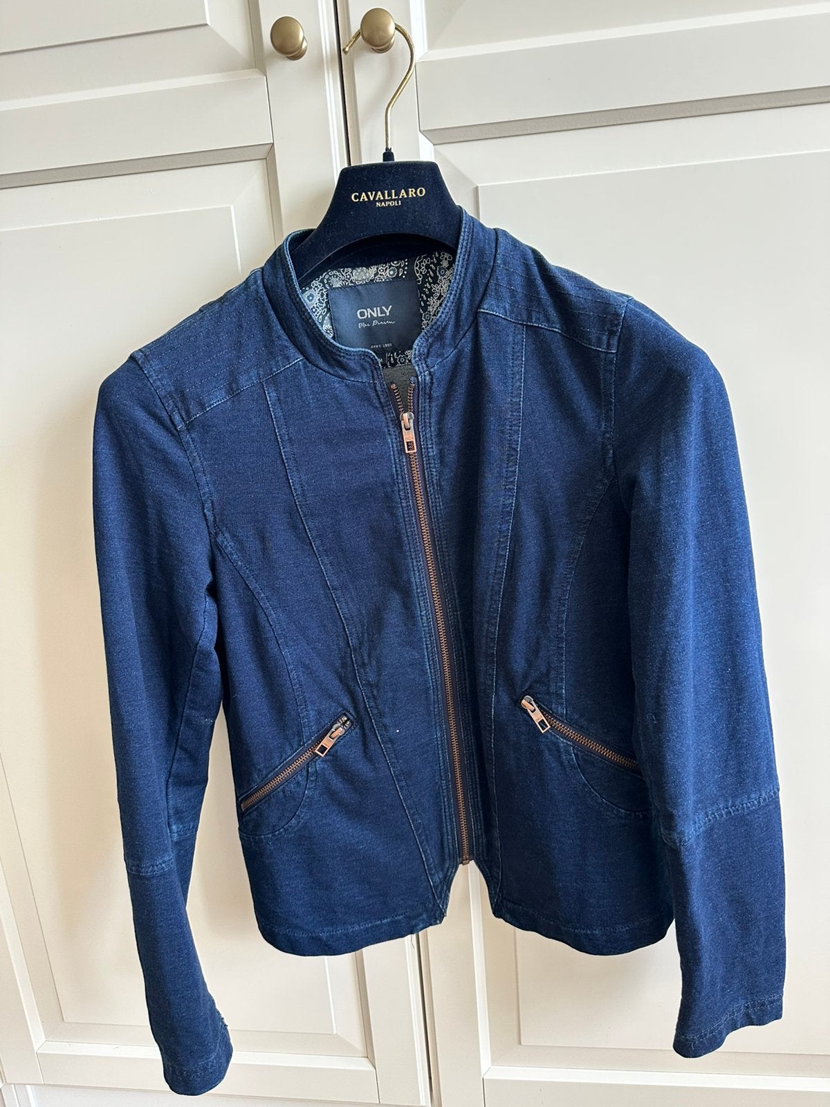 Jeans ‘spijker’ vestje 38 Only, Maat 38/40 (M), Blauw, Ophalen of Verzenden, Jasje