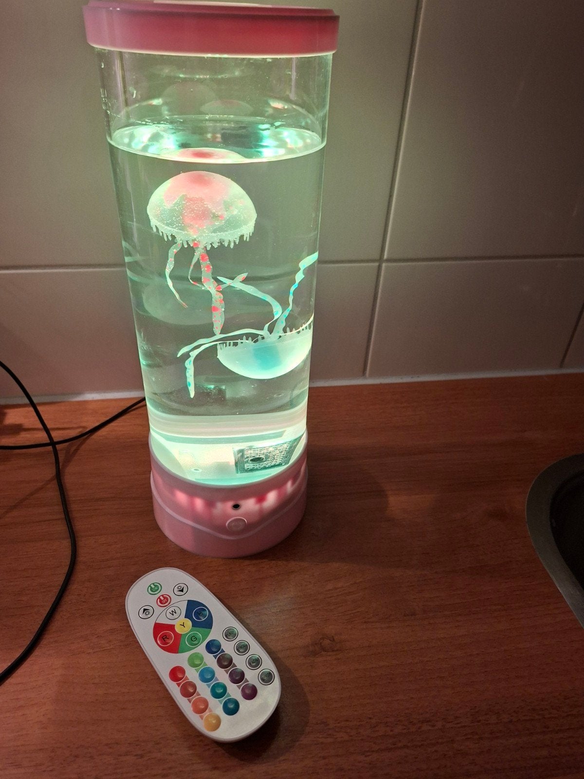 Kwallenlamp, beweegt. Zorgt voor rustpuntje...., Ophalen of Verzenden