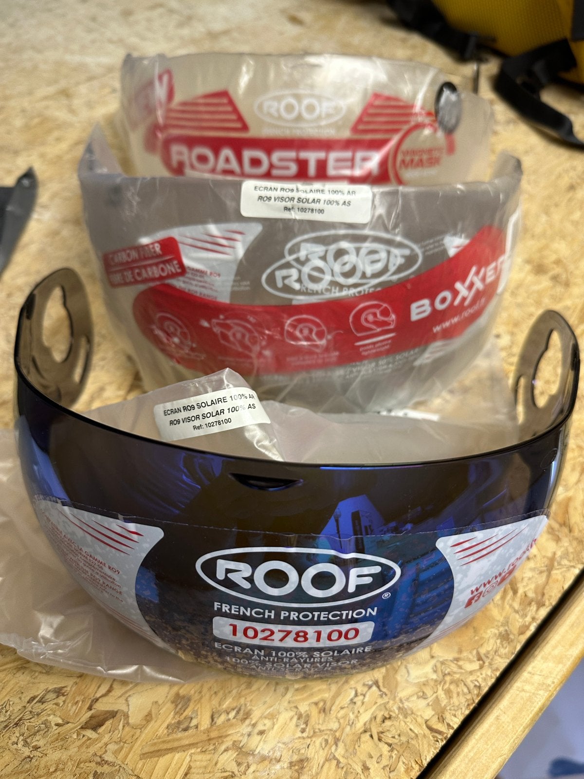 Roof helm vizier, Motoren, Ophalen of Verzenden, Tweedehands, Systeemhelm, Overige merken