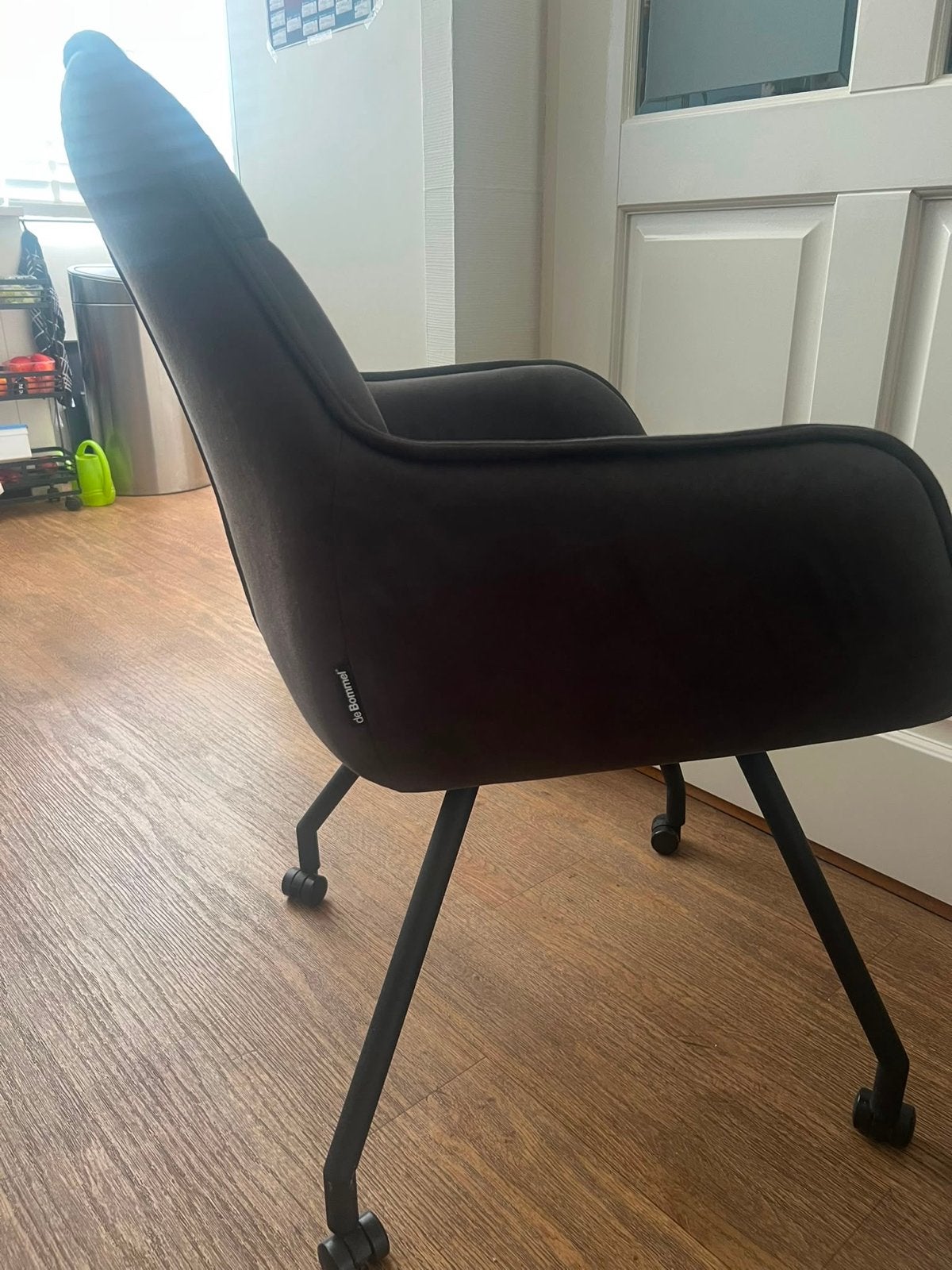 6 eetkamerstoelen van De Bommel, Huis en Inrichting, Stoelen, Ophalen, Gebruikt, Vijf, Zes of meer stoelen, Stof